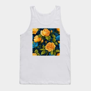 Van Gogh Roses Pattern 8 Tank Top